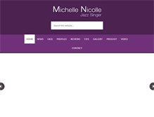 Tablet Screenshot of michellenicolle.com